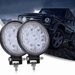 Set 2 proiectoare LED BAR, OFF ROAD, rotund, 9 LED, 27 W, 11 cm