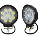 Set 2 proiectoare LED BAR, OFF ROAD, rotund, 9 LED, 27 W, 11 cm